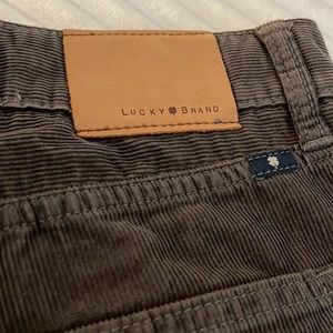 Lucky Brand GRAY Corduroy Men’s Pants. Waist 38 Length 30.